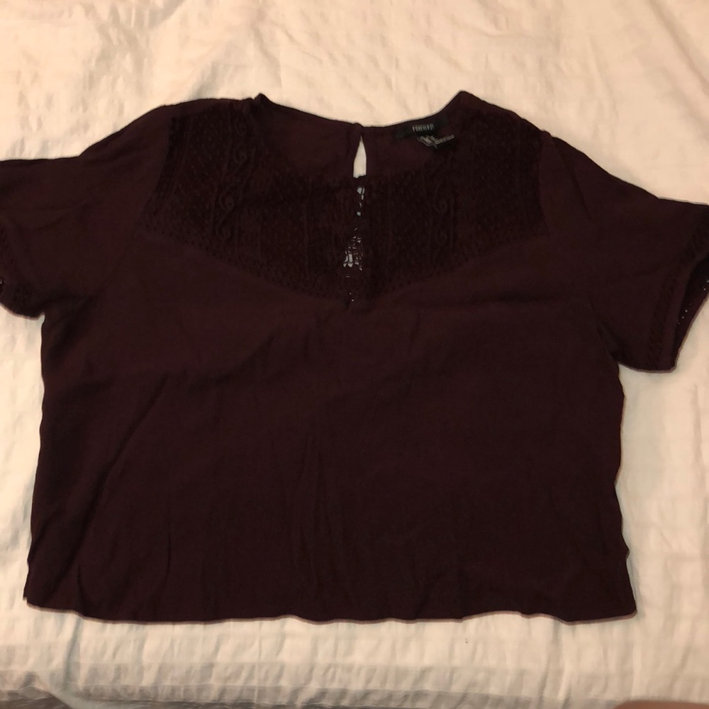 Cute Burgundy croptop